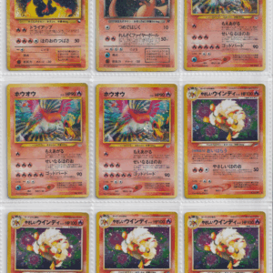 3033_Pokemon card Japanese Vintage Old back Holo Collection_bulk set