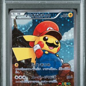【PSA 8.5】Mario Pikachu 294/XY-P 2016 Japanese Promo Pokemon Card Special Box